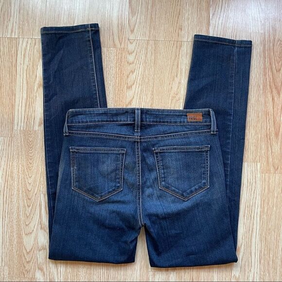 Paige Dark Blue Skyline Skinny Jeans - Size: 26 - Picture 5 of 7